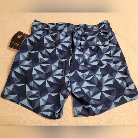 NWT Spyder Men's Swim Trunks - Picture 2 of 3